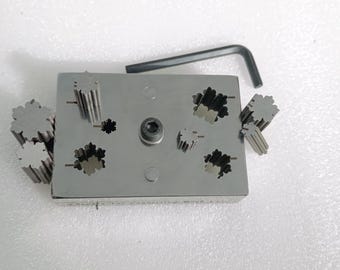Flower Jewelry Disc Cutter | Metal Clay Punch and Die Set