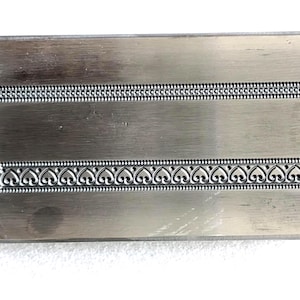 Steel Flat Wire Shaping Die | Heart & Circle Design