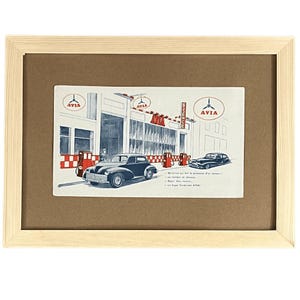 Advertising illustration - AVIA fuel (1950s)