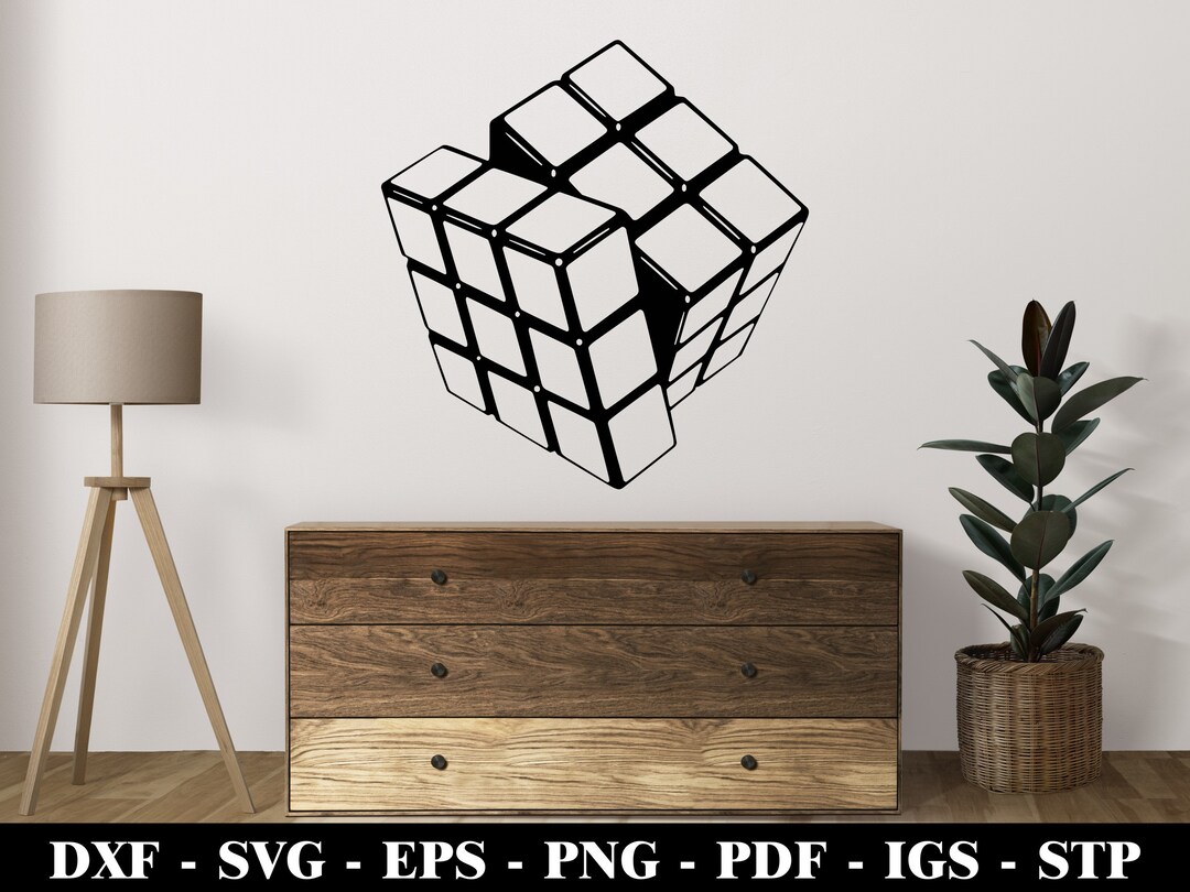 Rubik's Cube DXF, Rubik's Cube Svg, Digital Files for Laser Cutting Etsy