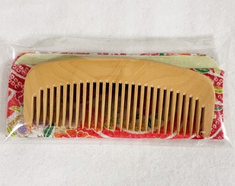 Japanese Traditional Boxwood Comb Brushes Tsuge Kus