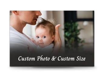 Impresión fotográfica personalizada en vidrio templado - Decoración de pared personalizada