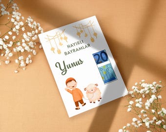 Tarjeta regalo Bayram I Eid I Kurban I Hayirli Bayramlar I personalizado