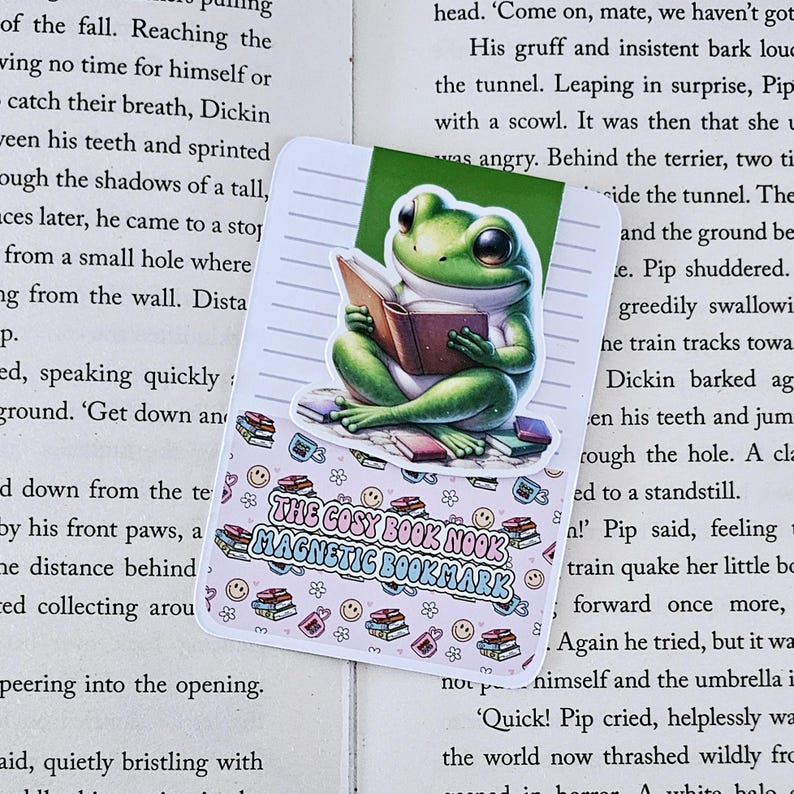 Frog Bookmark, Read It, Read It Bookmark, Book Lover, Page