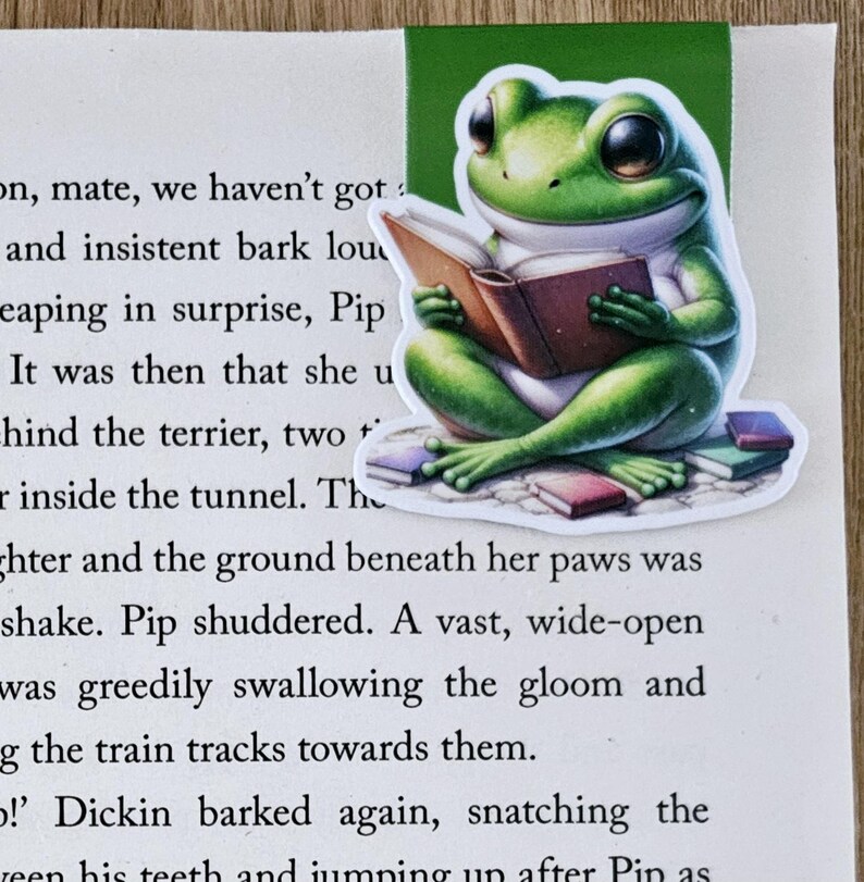 Frog Bookmark, Read It, Read It Bookmark, Book Lover, Page