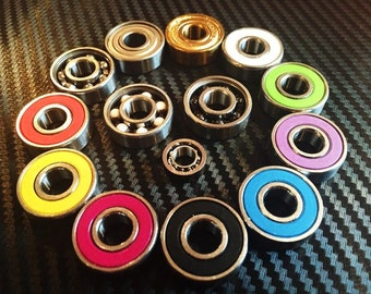 RS Pro Riders™ Fidget Finger Spinner Replacement 608 & R188 Coloured Bearings