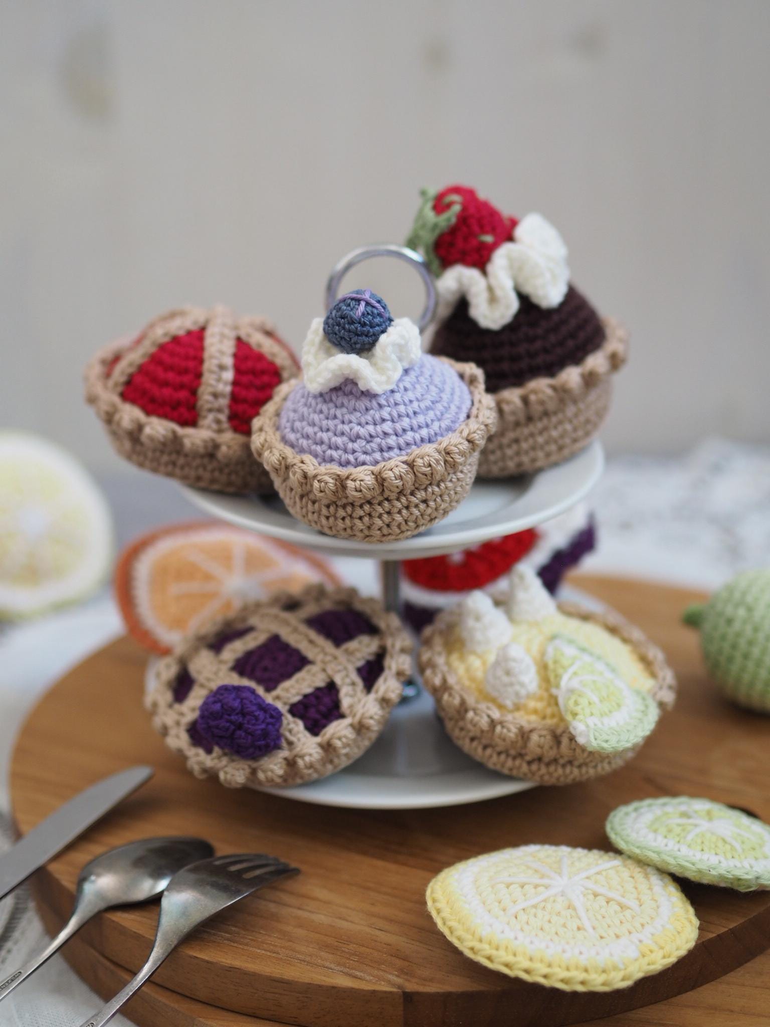 Crochet cupcake bag - Etsy 日本