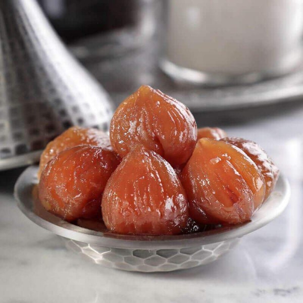 Marron Glace, Chestnut Candy, Turkish Bursa Dessert, Traditional Desserts, Natural Sugar Beet Chestnut, Chestnuts in Syrup