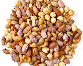 Mix Nuts (Tasty and Salty), Turkish Nuts, Healthy Snacks, Vegan Snacks, Nuts, Almond, Pistachio, Sunflower Seed, Peanut, Hazelnut, Cashew