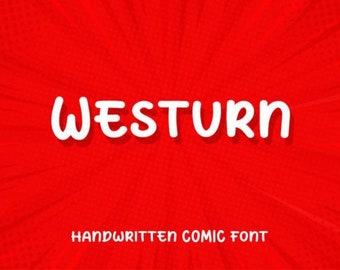Westurn Font, Handwritten Stylish Fonts, Cursive Calligraphy Fonts, Brush Crafting Fonts, Branding Fonts, Fonts for Cricut