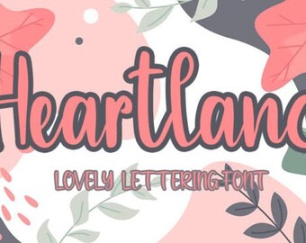 Heartland Font, Best Seller Font, Fun Font, Cute Font, Sport Font, Cricut Font, Poster Movie Font, Adventure Font, Travel Font