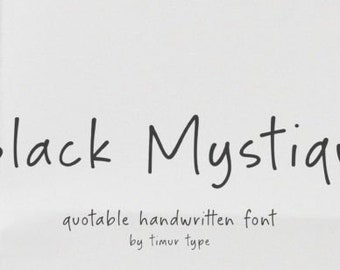 Black Mystique Font, Signature Font, Handwritten Font, Thin Font, Branding Font, Wedding Font, Cricut Font, Beautiful Font, Monoline Font