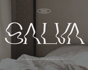 Salva Font, Beautiful Font, Script Font, Elegant Font, Handwritten Font, Retro Font, Calligraphy Font, Classic Font, Font