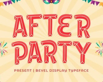 After Party Font, Decorative Font, Display Font, Cute Font, Modern Calligraphy Font, Classic Font, Procreate Font, Street Font, Logo Font