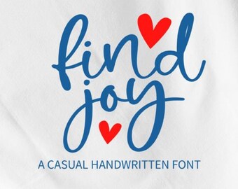 Find Joy Font, Display Font, Script Font, Wedding Font, Modern Font, Branding Font, Cricut Font , Font For Logo, Wedding Invitations Font