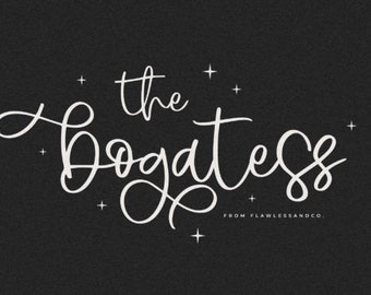 Bogatess Font, Handwritten Font, Note Font, Cute Font, School Font, Branding Font, Kids Font, Cricut Font, Beautiful Font, Display Font