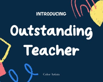 Outstanding Teacher Font, Note Font, Cute Font, School Font, Branding Font, Kids Font, Font, Cricut Font, Beautiful Font, Display Font