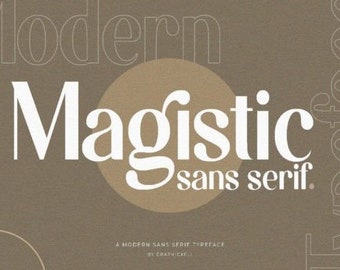 Magistic San Serif Font, Stylish Script Font, Vintage Font, Cheap Font Retro Calligraphy, Classic Font Elegant Font Procreate Font