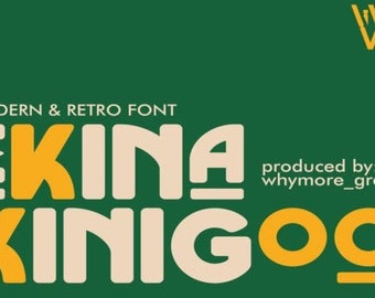 Ekina Kinigoo Font, Modern Font, Casual Font, Retro Font, Calligraphy Font, Classic Font, Elegant Font, Procreate Font, Brand Font