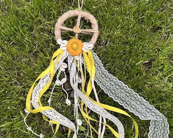 Litha Hexenglocken für Türdekor, Sommersonnenwende-Feierkranz