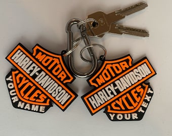 Harley davidson Keychain personalized