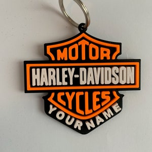 Porte-clés Harley davidson personnalisé