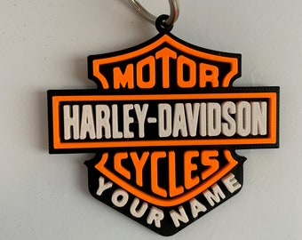 Harley davidson Keychain personalized