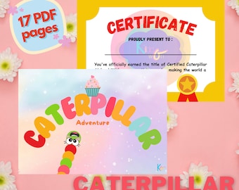 Hungry Caterpillar Activity Printables | Toddler Summer Crafts (PDF) 50% OFF
