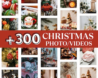 Christmas Reels, Holiday videos, seasonal faceless reels digital marketing, winter reels bundle, Christmas photo, Master Resell Rights MRR PLR