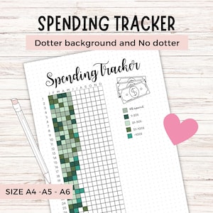 Spending Tracker Printable, Expense Tracker, Budget Planner, Money Management Journal, Savings Log, Financial Planner, A4/ A5/ A6