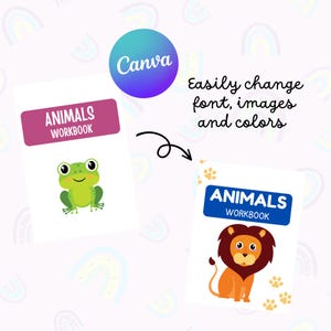 Kids educational activity bundle, 3200 pages Canva templates, PLR printables, worksheets, fun learning activities, crafts and games