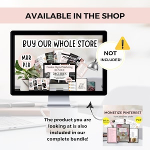 Gids voor het geld verdienen met Pinterest + 100 esthetische Pinterest-sjablonen | e-book-verkooprechten, PLR, Pins omzetten in winst, digitale marketing van Pinterest afbeelding 4