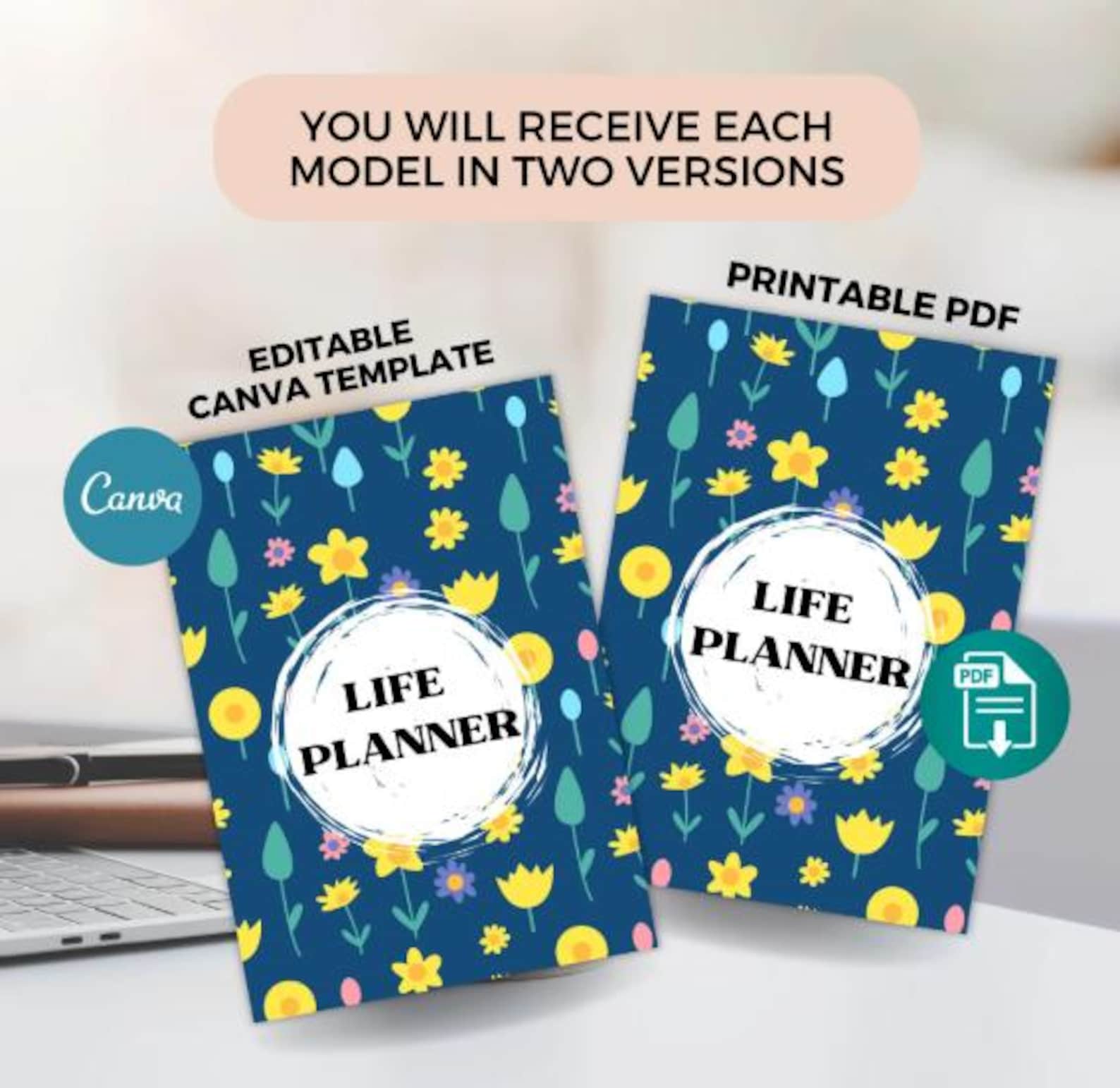 ADHD Planner Bundle Editable Canva Template ADHD Planners Adult , Kids ...