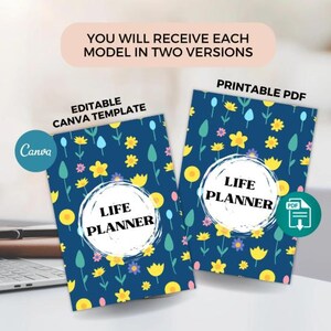 ADHD planner bundle editable canva template ADHD planners adult , kids adhd planner, plr-planner, adhd organizer planner, adhd planners PLR image 3