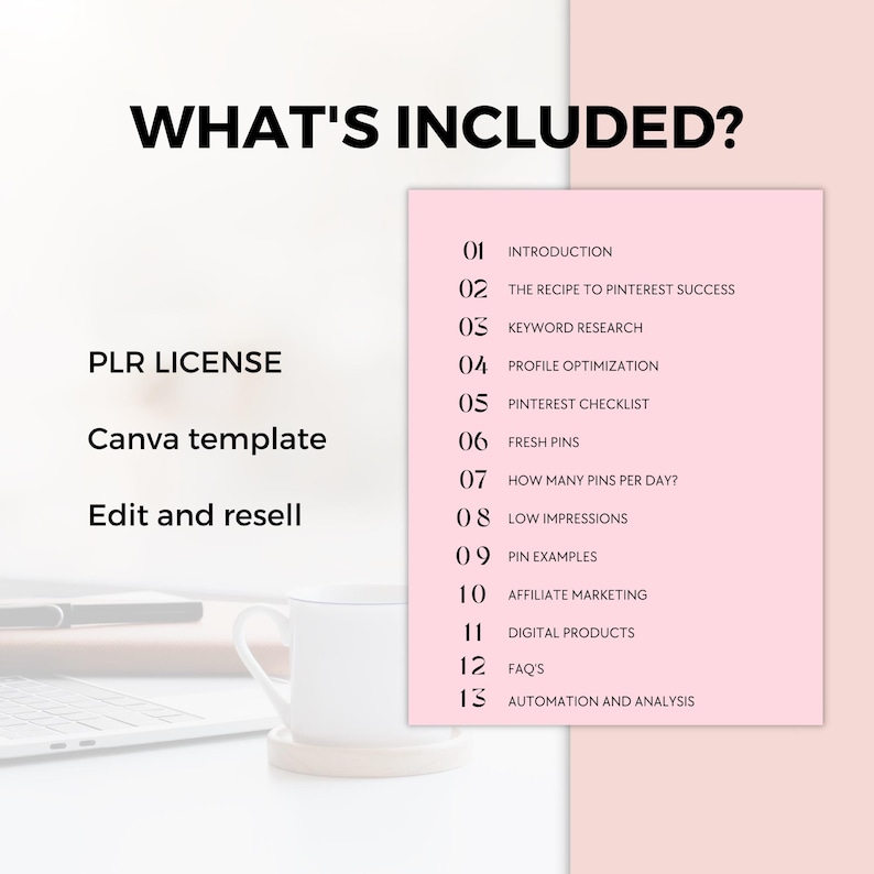 Gids voor het geld verdienen met Pinterest + 100 esthetische Pinterest-sjablonen | e-book-verkooprechten, PLR, Pins omzetten in winst, digitale marketing van Pinterest afbeelding 2