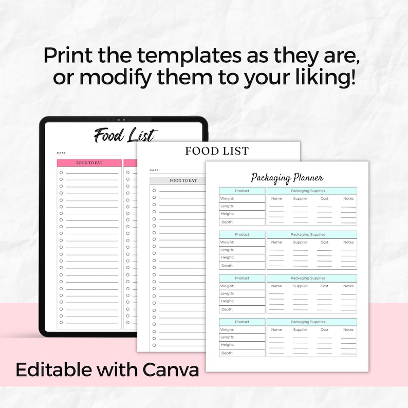 Mega planner bundle with 7500 pages – personal growth, home, wellness, business, school, financial planners, manifestation journals, free bonus templates, and 50 one-page Canva templates