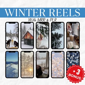 70 Winter & White Christmas Video Reels | Festive Holiday Clips for Social Media | Cozy Winter Aesthetic Content | Snowy Xmas