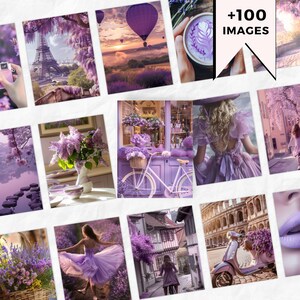 100+ Lavender Aesthetic Instagram Story Images | Spring Nature Faceless Stock Photos | PLR & MRR