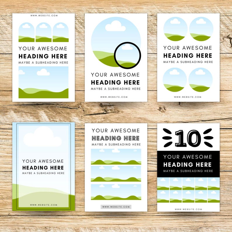 100 Pinterest Pin Editable Canva Template With PLR MRR Resell Rights ...
