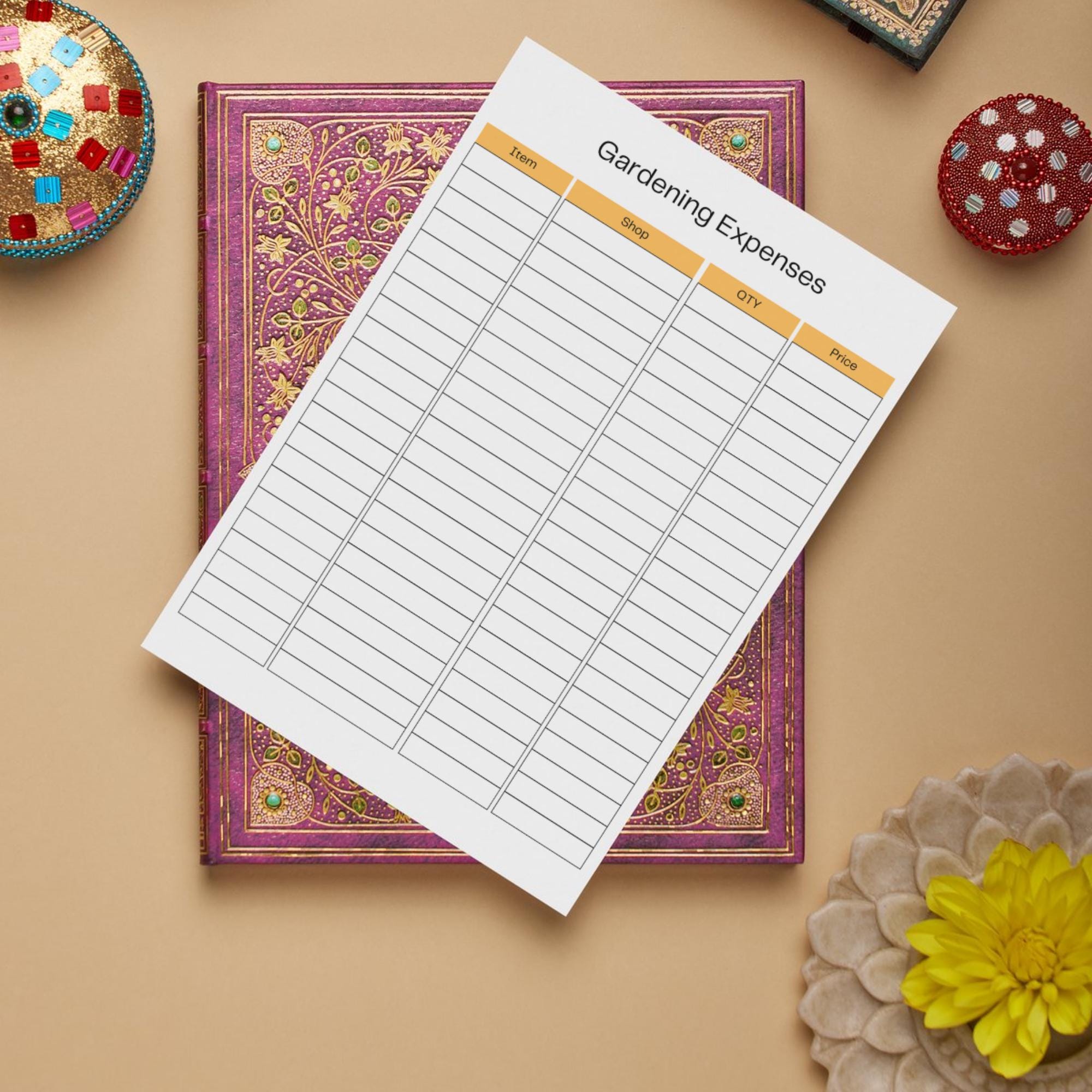 Gardening Planner Printable, Garden Planner Editable Canva Template ...