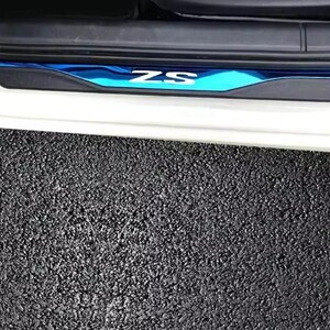 4Pcs MG ZS Stainless Steel Door Sill Protective Scuff Plates