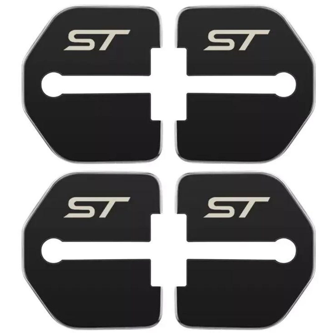 ford-st-gloss-black-door-lock-protector-covers-for-ford-fiesta-focus-st