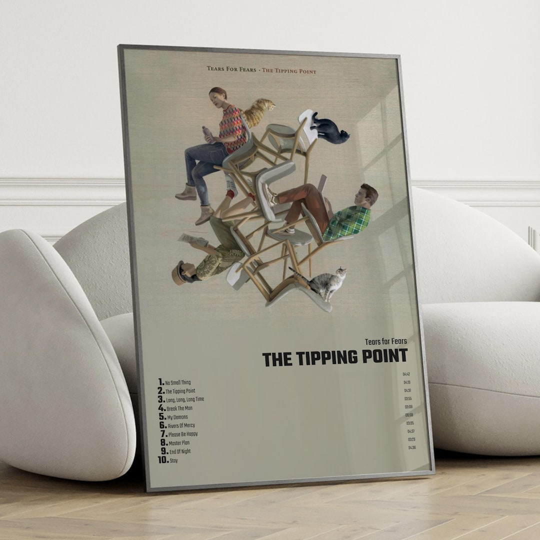 Tears for Fears the Tipping Point Album Cover Poster Wall Art, Tears for Fears, the Tipping