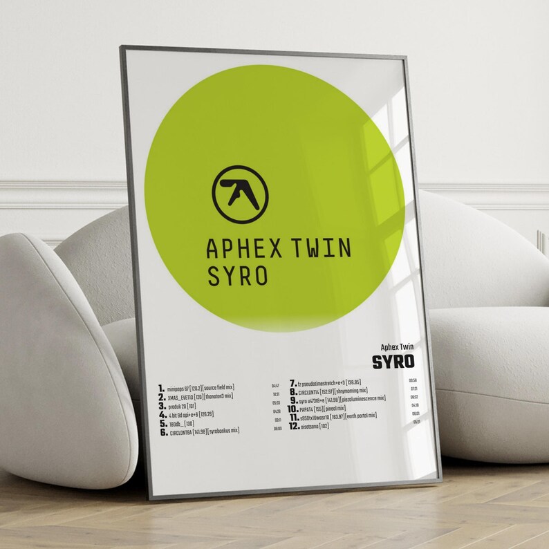 Aphex Twin Syro Album Cover Poster Wall Art, Aphex Twin, Syro Etsy