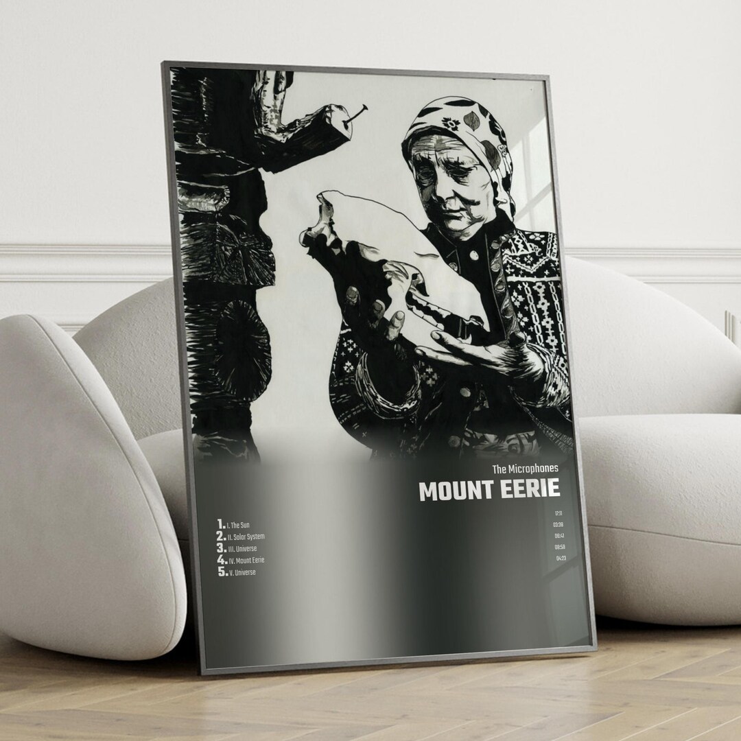 The Microphones Mount Eerie Album Cover Poster Wall Art, the