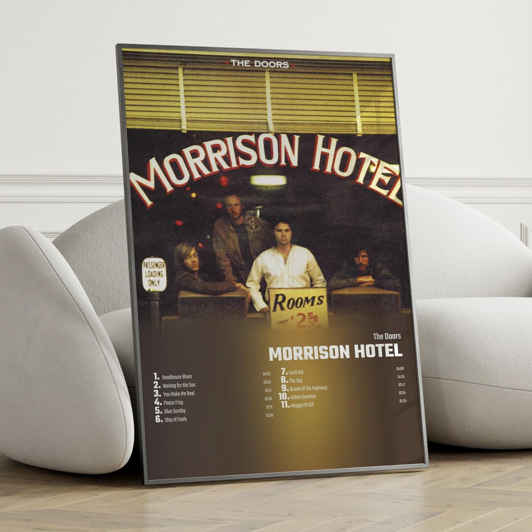 The Doors Morrison Hotel Album Cover Poster Wall Art, the Doors