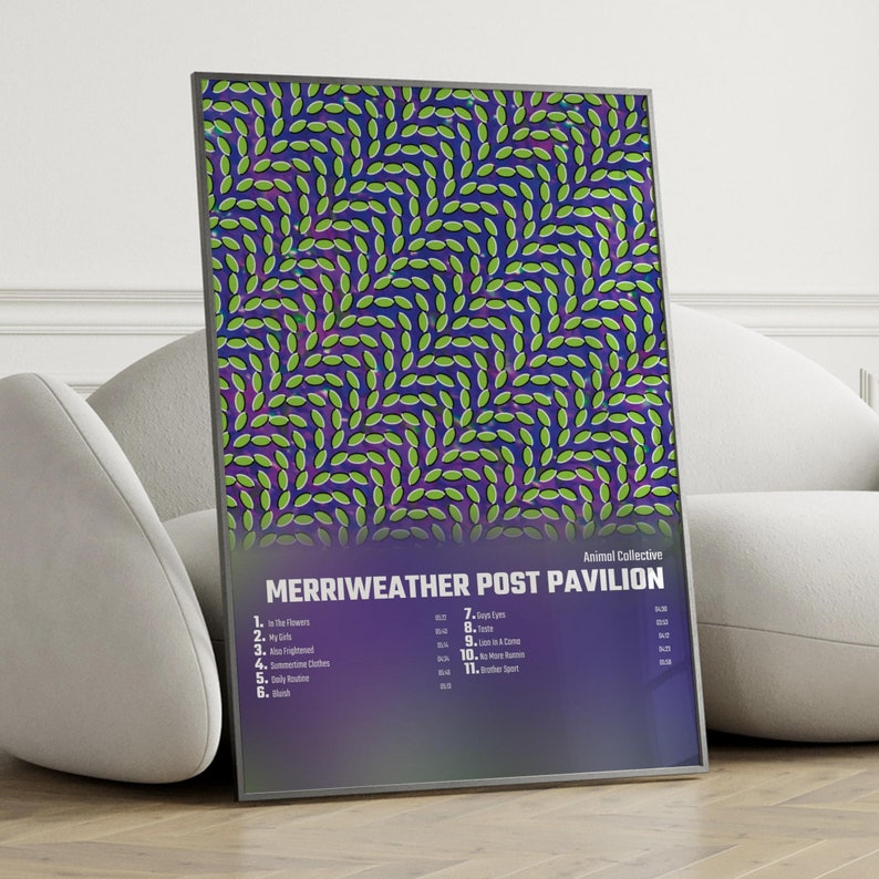 Animal Collective Merriweather Post Pavilion Album Cover Poster Wall
