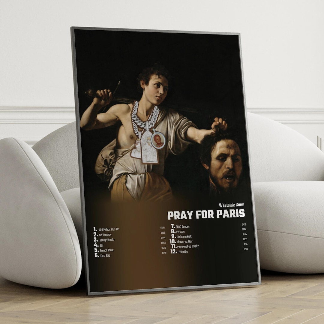 Westside Gunn Pray for Paris Album Cover Poster Wall Art, Westside Gunn ...
