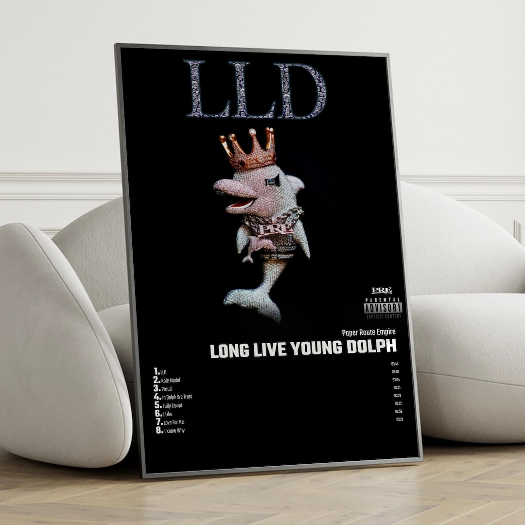 Paper Route Empire Long Live Young Dolph Album Cover Poster Wall Art