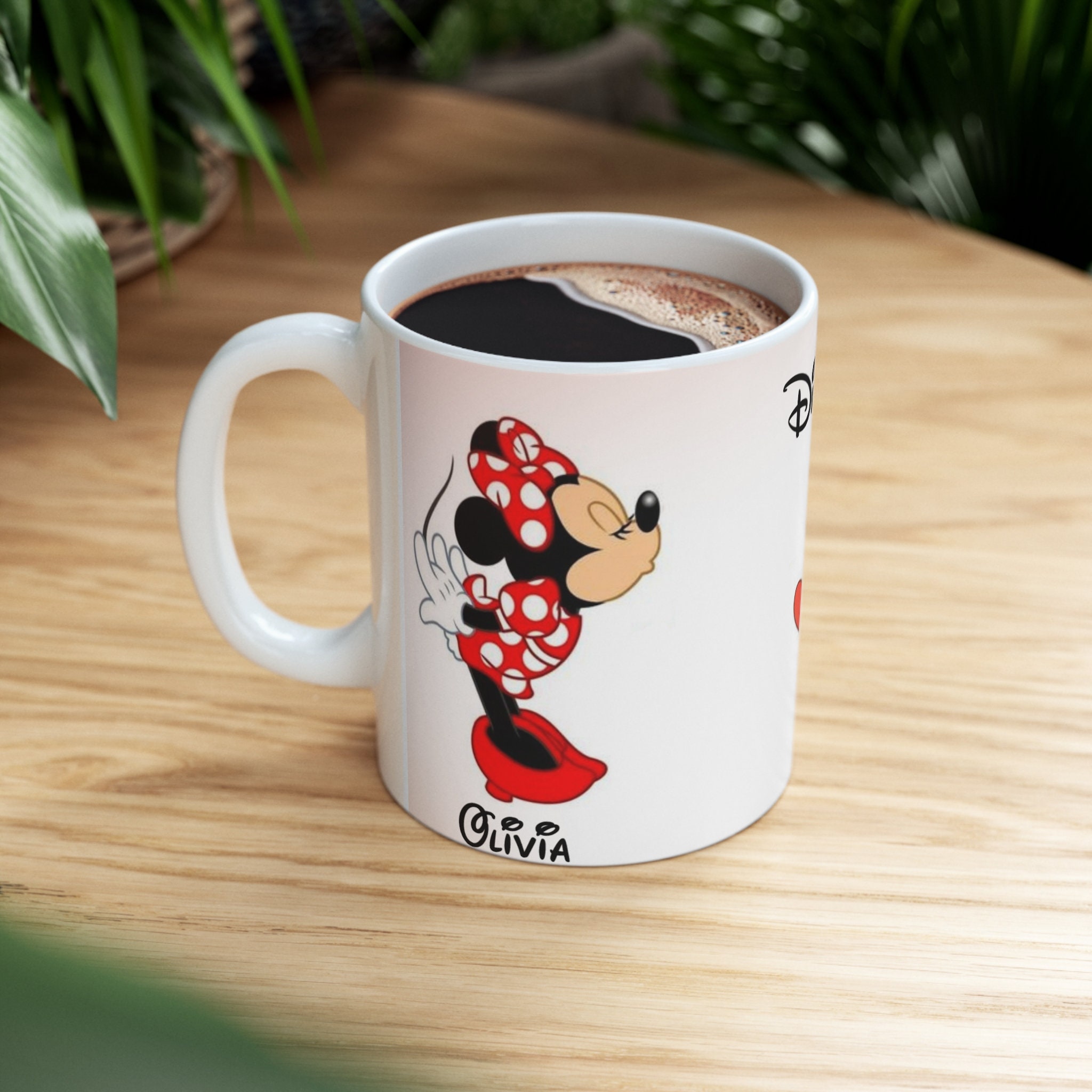 Customizable Disney Mickey and Minnie Mug - Valentine's Day Gift -